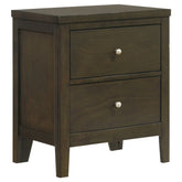 Best Furniture Outlet - Coaster - Wilkes 2-drawer Nightstand Bedside Table Dark Cocoa - 224422